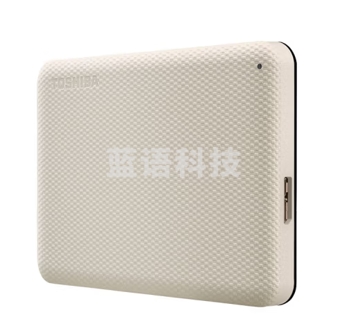 东芝 2TB 移动硬盘 V10系列 米白