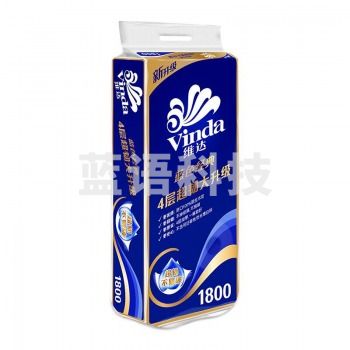 维达（Vinda）蓝色经典4层180g卫生纸巾*10卷*2提家用卷卫生纸手纸厕纸V4028