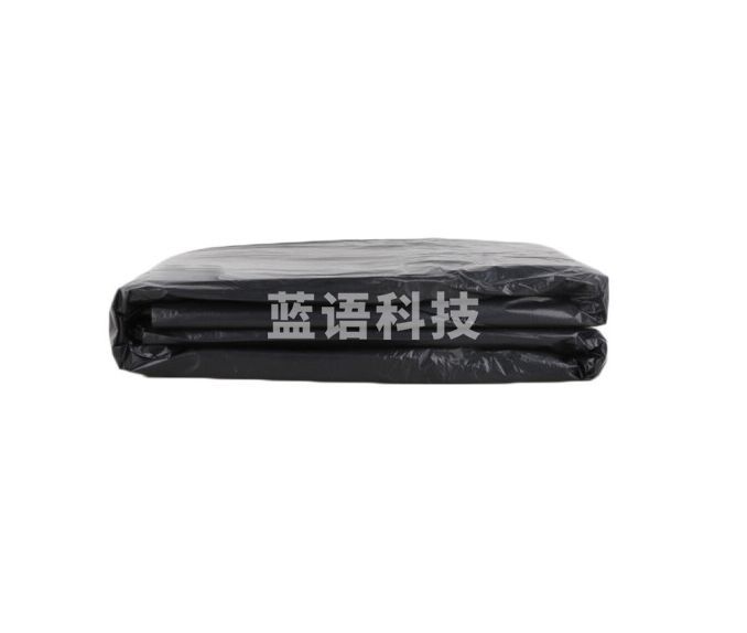 超宝(CHAOBAO)平口垃圾袋一次性物业塑料袋环卫酒店客房 黑色120*140 50个起拍