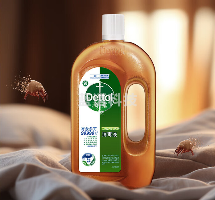 滴露(Dettol)消毒液750mL 除螨物品地板杀菌