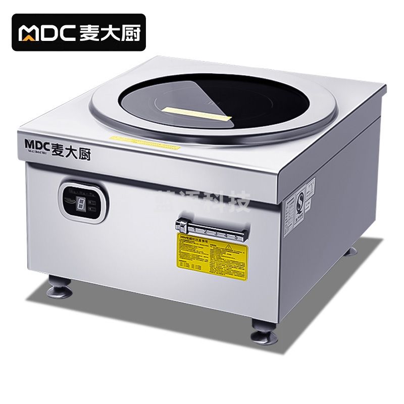麦大厨MDC-DB-H80-HJ208-P8S磁控款380V 8KW台式平炉(大壳)