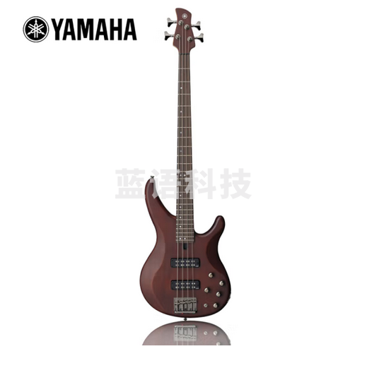 雅马哈（YAMAHA）电贝司四弦贝斯初学吉他进阶摇滚演出专用TRBX504 TBR半透明棕色