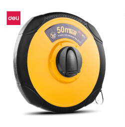 得力 8217 皮卷尺50m(单位：把)黄(2个起送)...