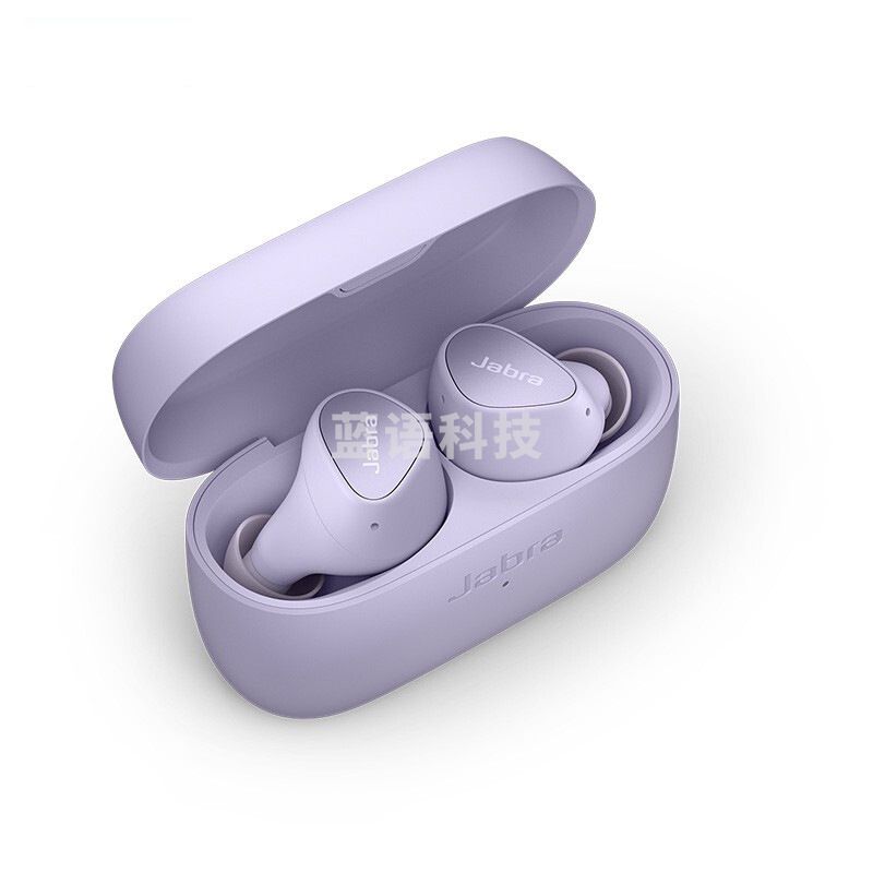 捷波朗 Elite3 真无线蓝牙降噪耳机 紫色 强劲续航（65t升级版E3） 安卓苹果音乐耳机