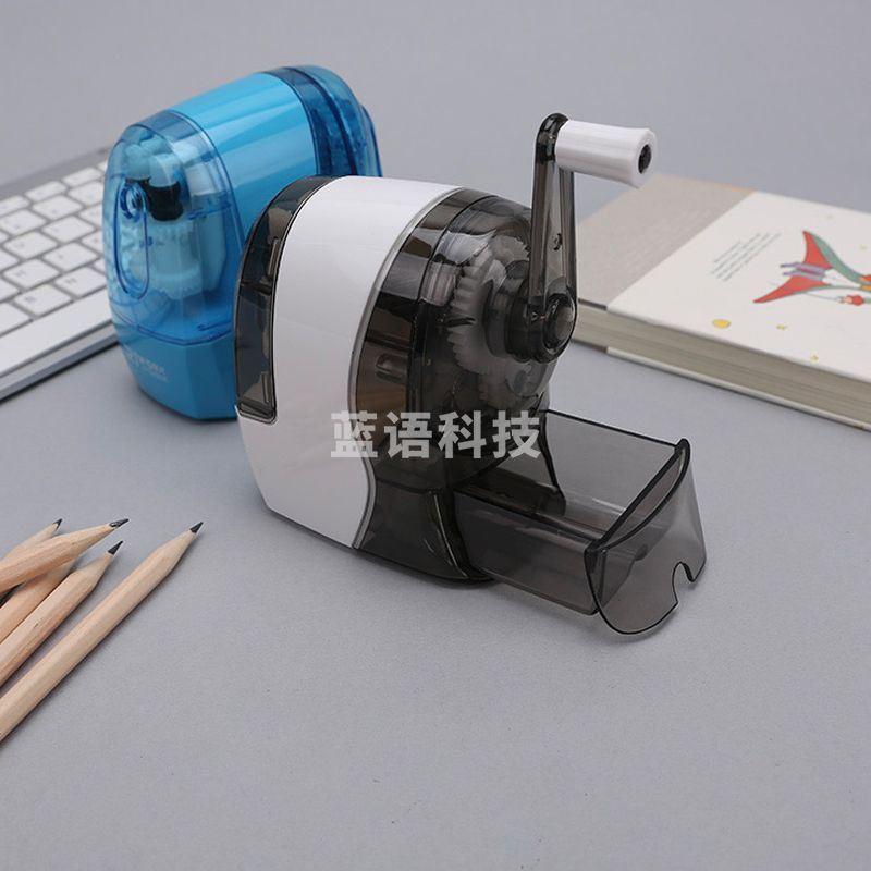 晨光（M&G） APS95635单孔手摇削笔刀 白色学生转笔刀 便携粗细 大容量集屑