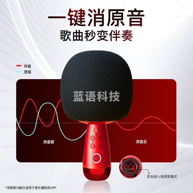 唱吧 无线麦克风小巨蛋G2升级版 蓝牙音响手机K歌宝 主播唱歌直播录音话筒 智能降噪超长续航派对娱乐家庭KTV