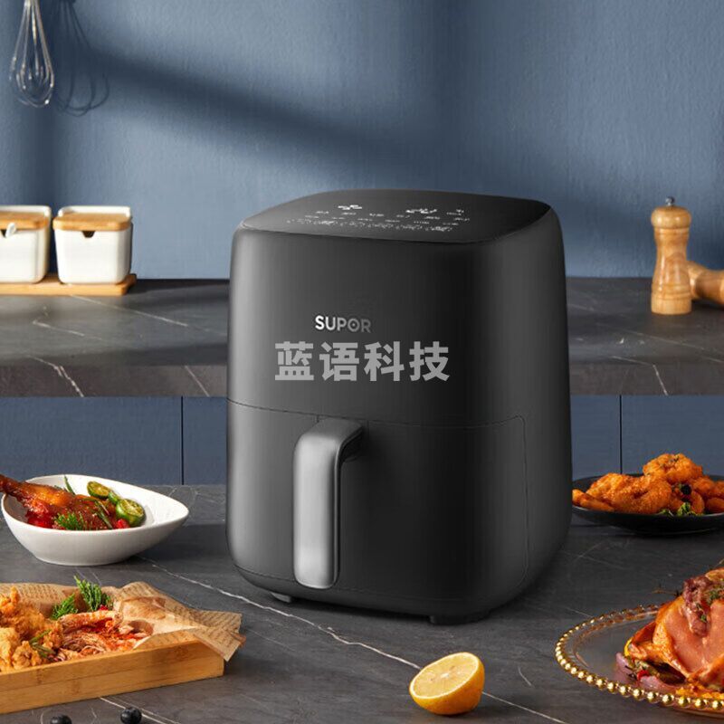 苏泊尔KD42D62空气炸锅家用4.2L智能不粘易清洗无油多功能电炸锅