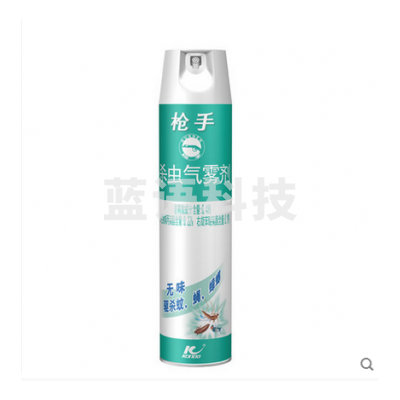枪手 600ML 杀虫气雾剂 无味  枪手杀虫剂（保真）