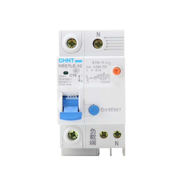 正泰（CHNT） 空气开关漏电保护开关断路器 NBE7LE 1P+N 16A