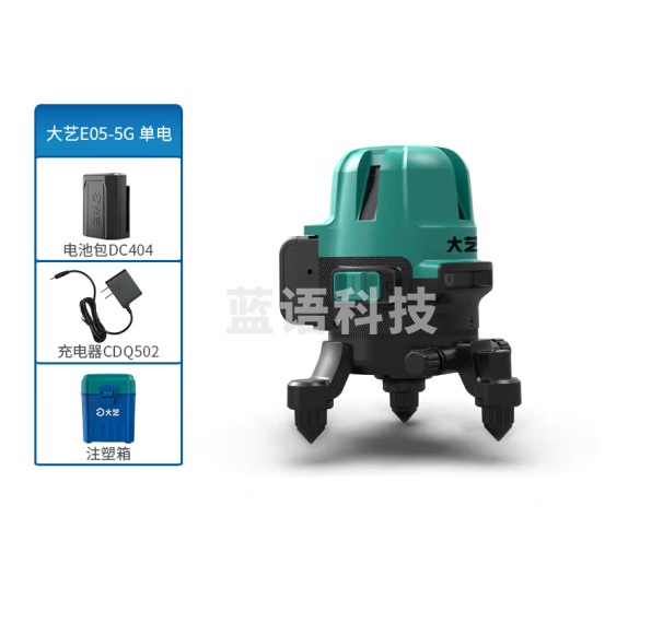 大艺水平仪红外线水平仪自动调平激光绿光高精度强光 5线