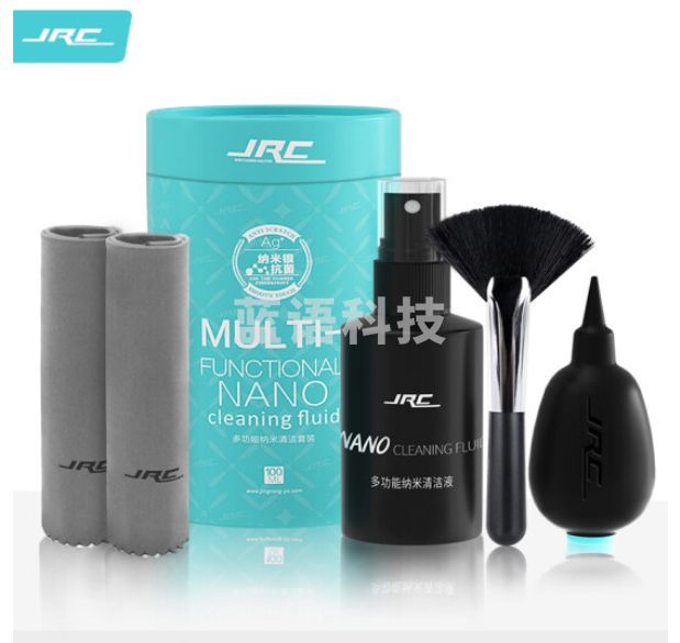 JRC纳米清洁Macbook笔记本电脑屏幕清洁剂套装 苹果拯救者小新液晶清洁液 键盘相机手机平板工具5合1 100ML