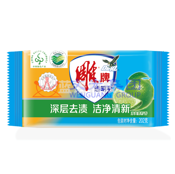 雕牌 202g 透明皂 洗衣皂 肥皂(48块/箱)
