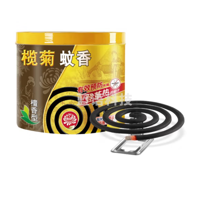 榄菊蚊香檀香型加大盘40单圈/筒 家用驱蚊黑蚊香盘式防蚊灭蚊子盘香