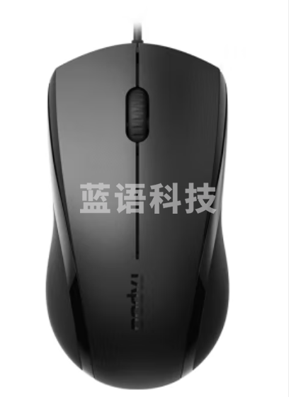雷柏(Rapoo) N1200 有线鼠标 办公鼠标 轻音鼠标 对称鼠标 笔记本鼠标 电脑鼠标
