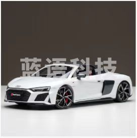 巨联/JULIAN 合金仿真汽车模型车模 朱鹭白 敞篷