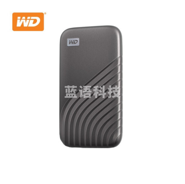 西部数据(WD)2TB NVMe 移动固态硬盘（PSSD） My Passport随行SSD版 深空灰 Type-C接口 防摔 加密 WDBAGF0020BGY-CESN