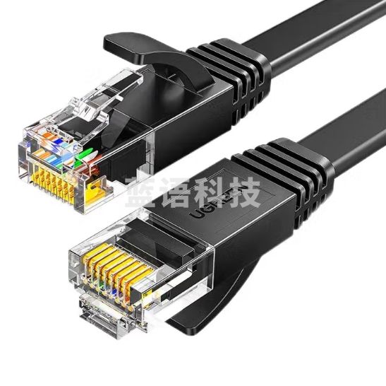绿联 50175 黑色 CAT6类家用电脑监控扁平网线 3米 （条）