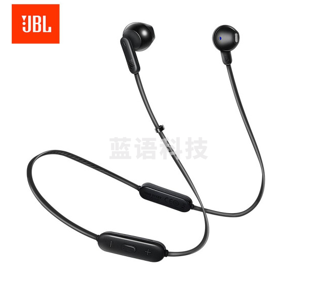 JBL TUNE215BT无线蓝牙耳机 半入耳式运动耳麦 5.0高效传输 Type-C极速充电 超长续航 苹果安卓耳机 曜石黑