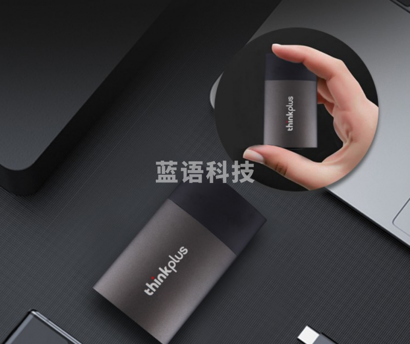 联想thinkplus 移动固态硬盘 USB3.1高速SSD移动硬盘 type-c笔记本手机外接硬盘 US202【512GB】