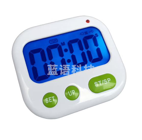 追日牌夜光定时器 音乐闹钟 正倒数计时器 掀动提醒器 PS-361 PS-361绿色按键
