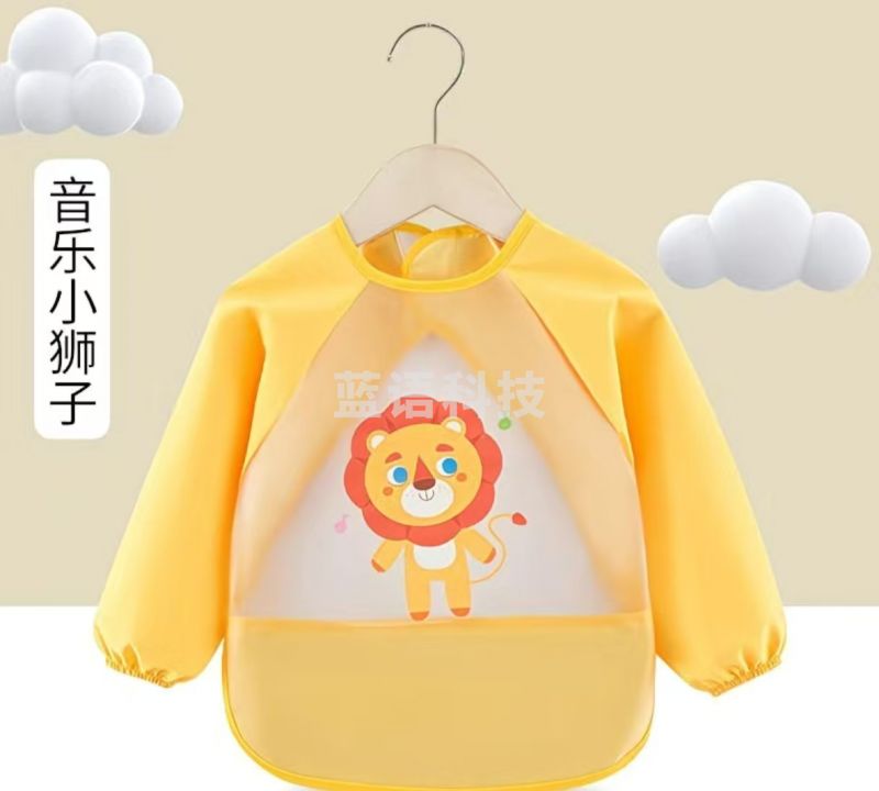 儿童厨师服围裙  吃饭罩衣