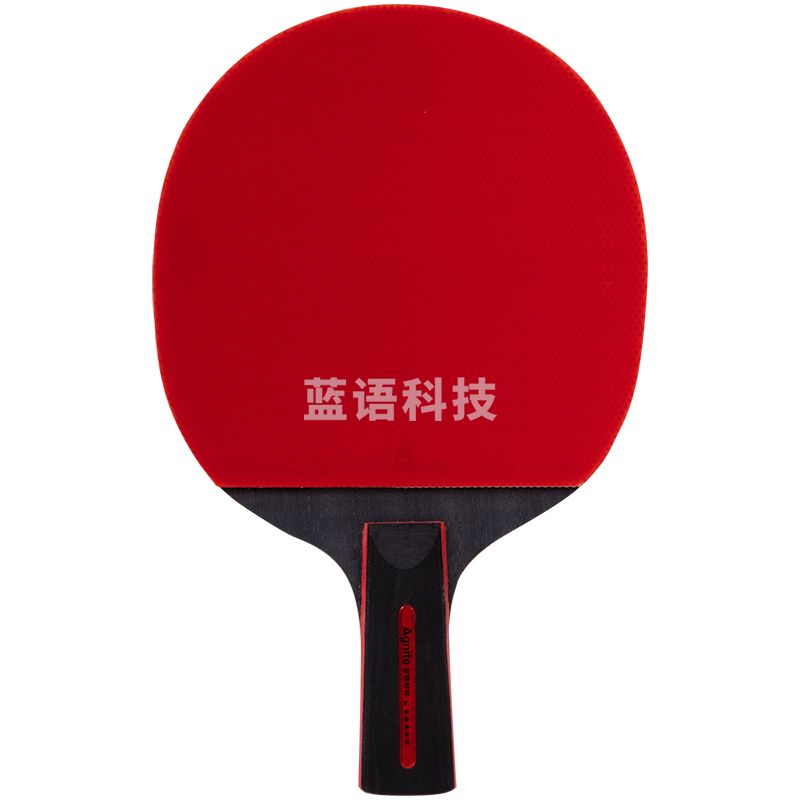 安格耐特(Agnite)乒乓球直拍单拍五星 弧圈快攻反胶乒乓球拍F2325单块装