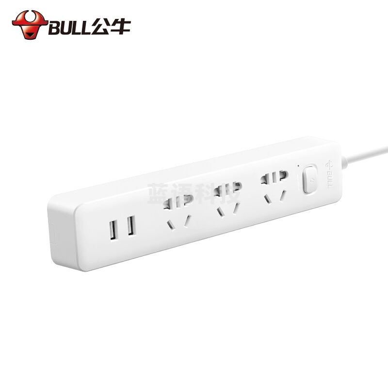 公牛（BULL） GNV-UUA123 USB插座接线板 1.5米
