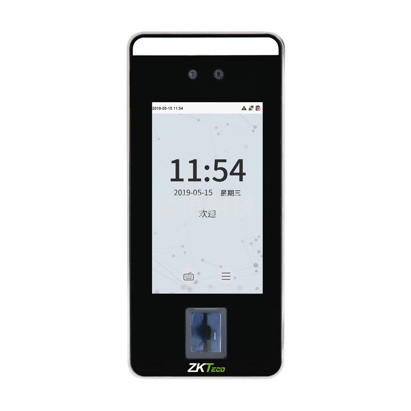 熵基科技(ZKTeco)Xface600 动态人脸指纹识别打卡机 标配(指纹+人脸)+BS