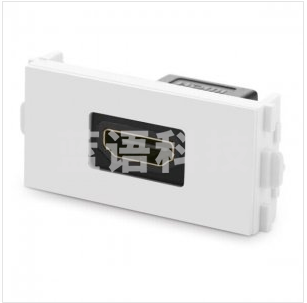 绿联 UGREEN 20317 HDMI面板 MM113 86型电视墙插座 2.0版高清模块 免焊接工程布线接头 HDMI单口插座-直头