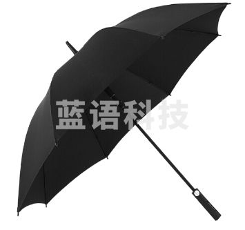 超大男士商务长柄晴雨伞加大加固双人雨伞直杆防风伞男女通用 黑色