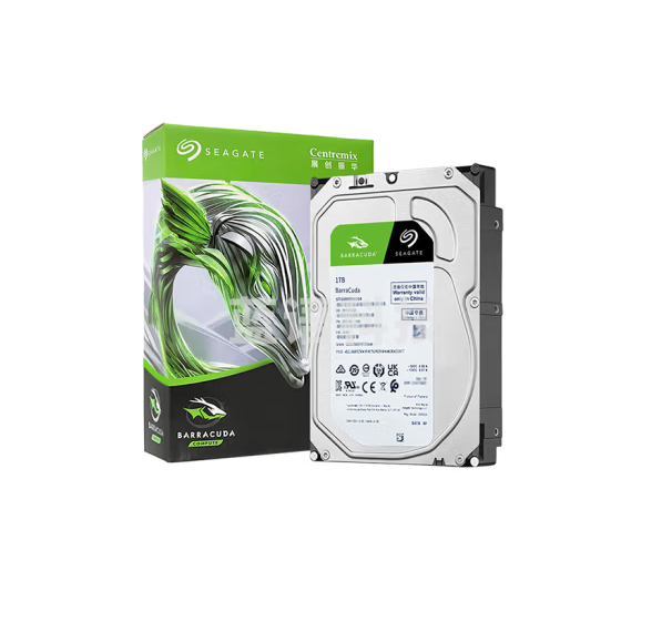 希捷（SEAGATE）台式机硬盘 2TB 5400转 256MB 机械硬盘 SATA 希捷酷鱼系列 电脑硬盘 3.5英寸 ST2000DM005