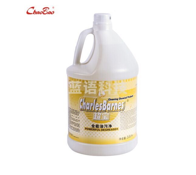 超宝（CHAOBAO）DFF030多功能油污净酒店厨房油污清洁剂除污渍油垢大桶装清洁剂重油抽油烟机除油液3.8升每桶