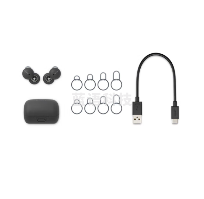 索尼（SONY）LinkBuds 真无线 开放式 蓝牙耳机 IPX4防水 环形振膜 高清通话 灰色