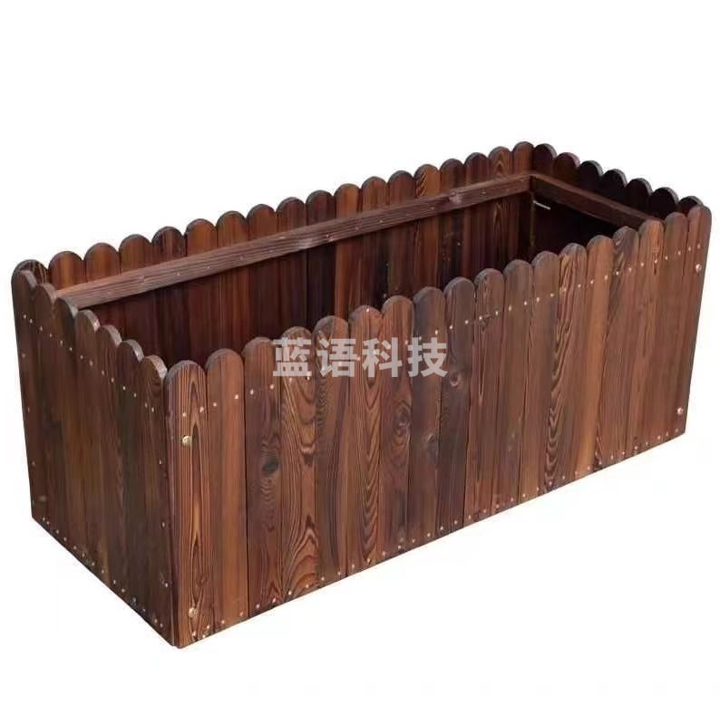 防腐木花箱 长方形 花槽花盆  尺寸：80*40*40cm