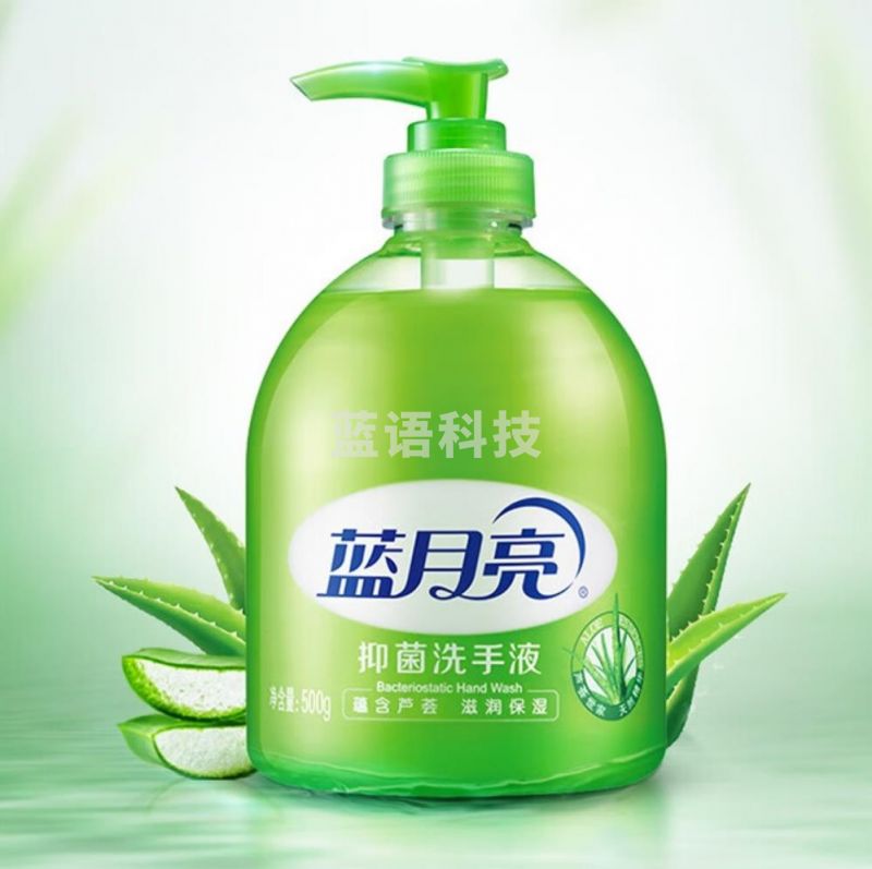 蓝月亮芦荟抑菌洗手液500g瓶 12瓶/箱 一箱装