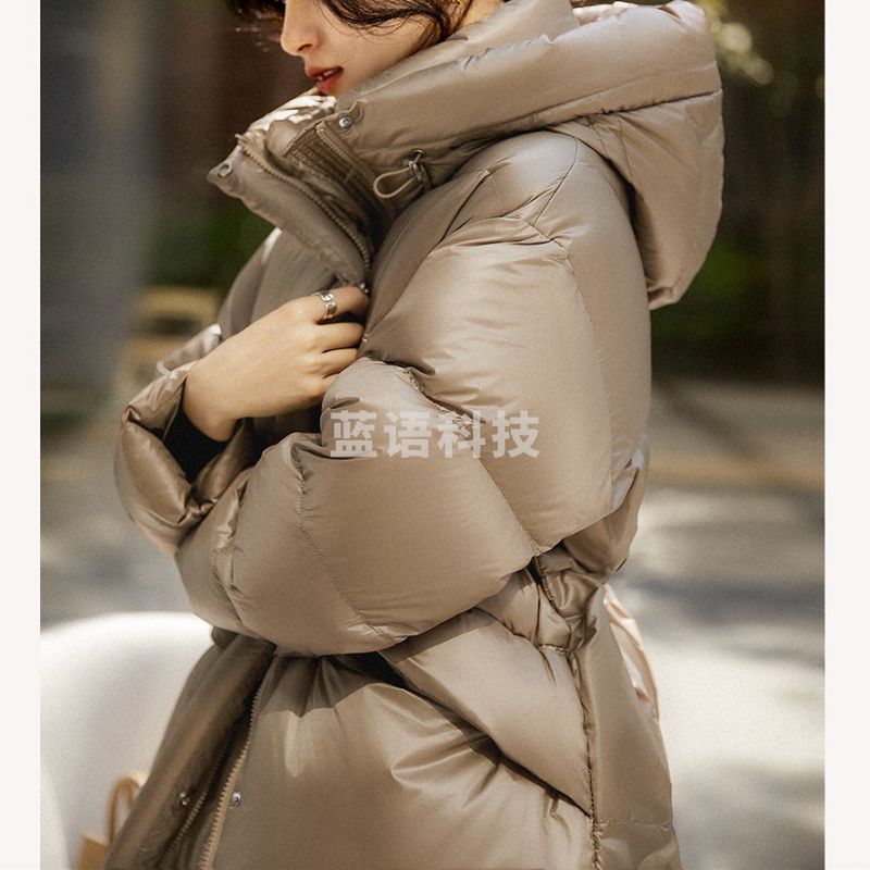 柯利斯帝CY2023FZ011 高端95鹅绒服连帽羽绒服 90%白鹅绒尺码：S、M、L、XL 颜色：曜石黑、摩卡灰 下单备注尺码颜色