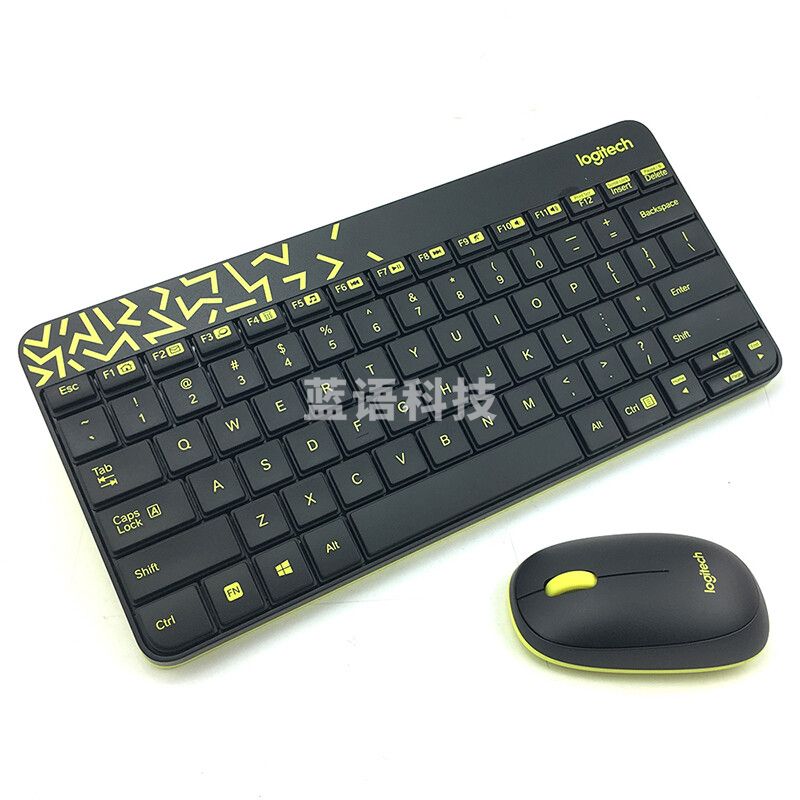罗技(Logitech) MK240 Nano 键鼠套装 无线键鼠套装 带无线2.4G接收器 黑
