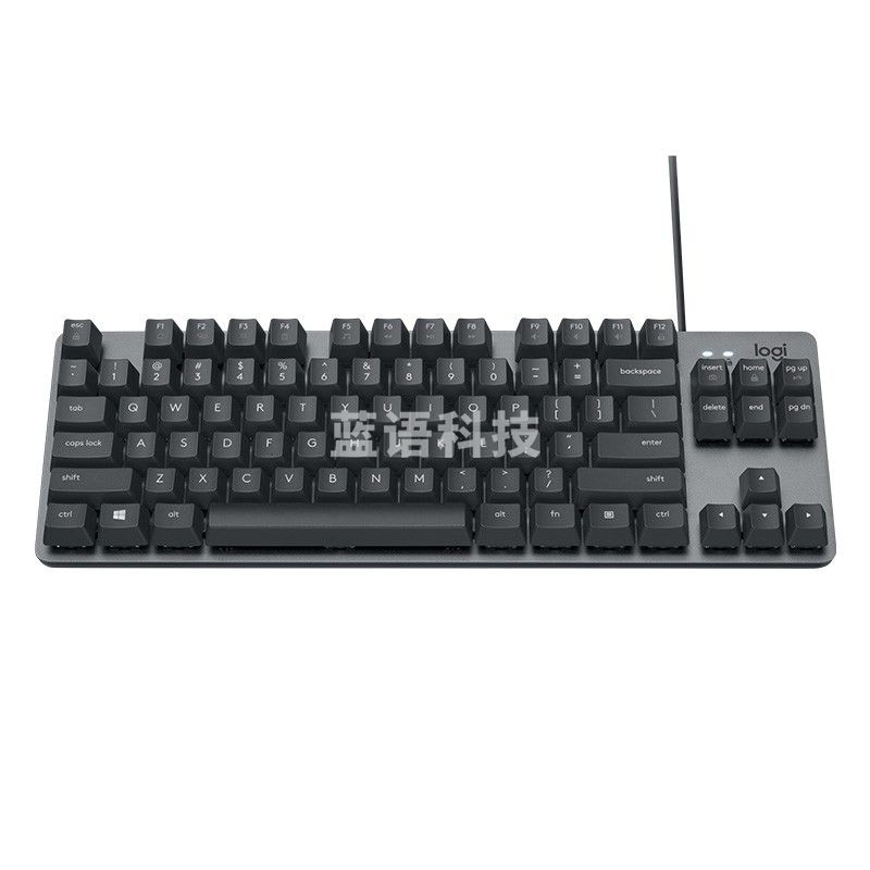 罗技（Logitech） K835 机械有线键盘84键 黑色 TTC轴 青轴