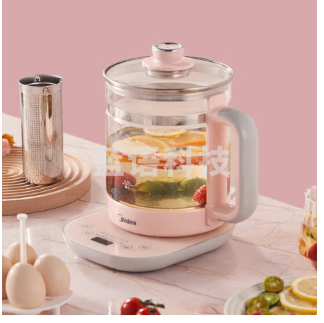 美的电水壶 1500W大功率烧水壶 炖煮壶 Y12Q-Pro2【600W功率】 1.5L M&C58511