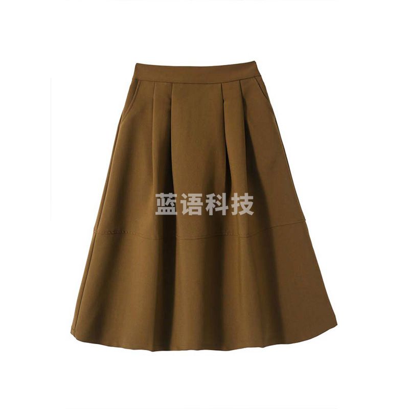 柯利斯帝 CY2023FZ010 赫本风法式高腰伞裙 尺码 S、M、L、XL，颜色 黑色、卡其色、白色 下单备注尺码，颜色