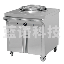 津御商厨    加厚不锈钢单桶保温汤桶车