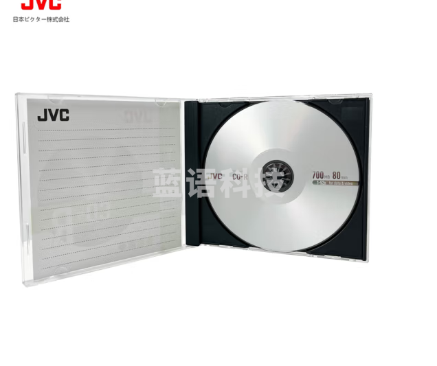 JVC/杰伟世 CD-R 光盘/刻录盘 单片盒装10片/包 52速700MB 空白光碟