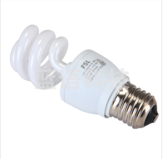 佛山（FSL）8W 三基色日光灯节能灯泡半螺旋灯E27大螺口荧光灯 6500K 白光