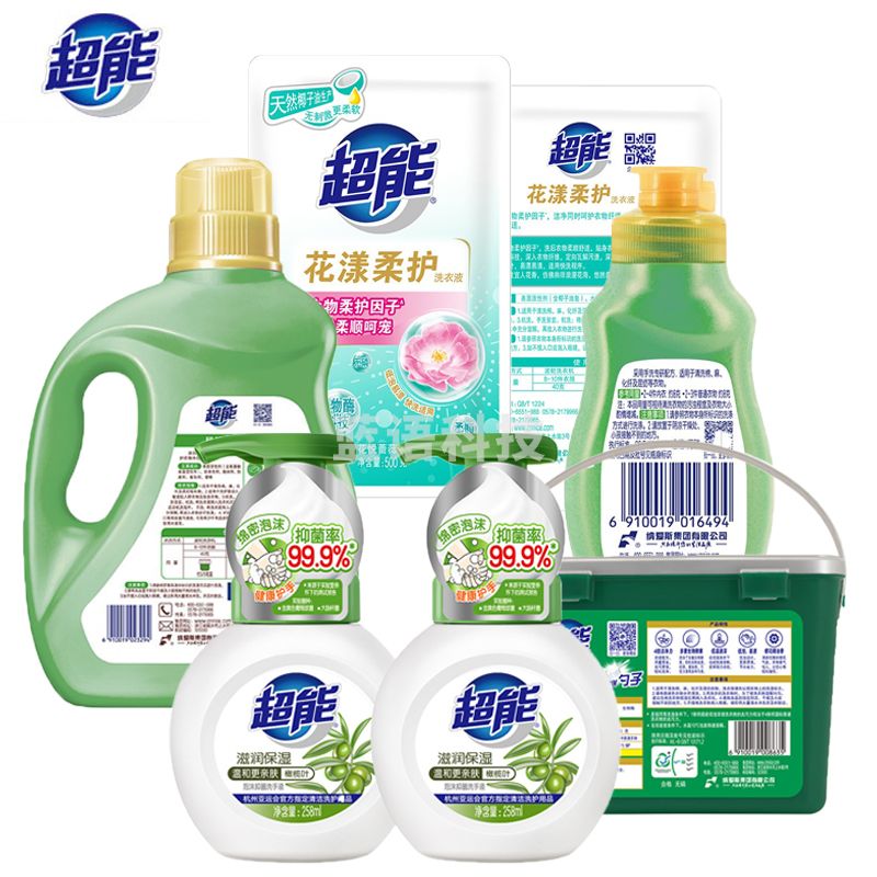 超能 家庭清洁组合 4440g+516ml