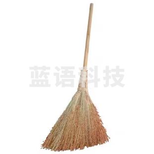 老式扫把 高粱糜子木杆扫把