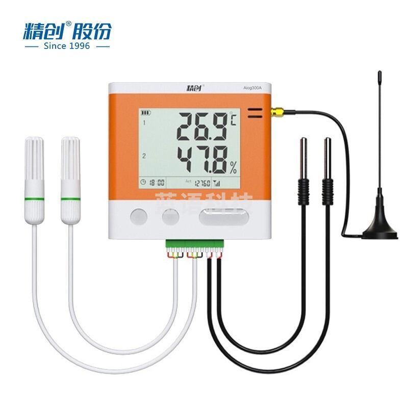 精创（elitech） Alog300A温湿度记录仪车间大棚远程4G温湿度计超限手机电话报警 Alog 300A(4G版一温一湿)