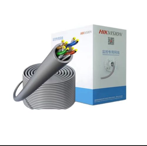 海康威视 国标超五类网线非屏蔽高速网线纯铜网线国标网线蓝色305米