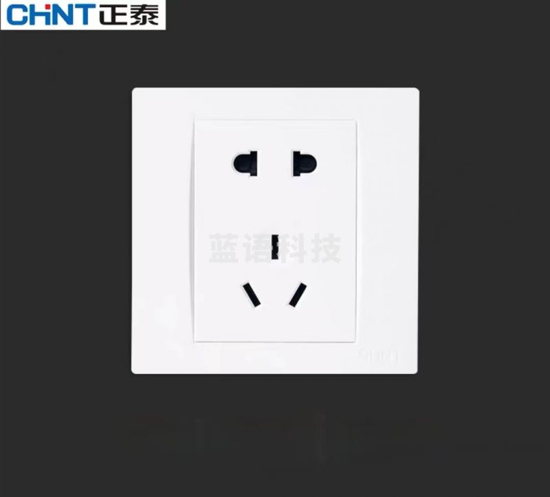 正泰(CHNT)NEW7-Q11100A 正五孔10A插座7Q 86型