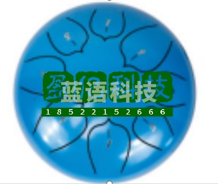 咔卡福 D068-2 8音空灵鼓 8寸