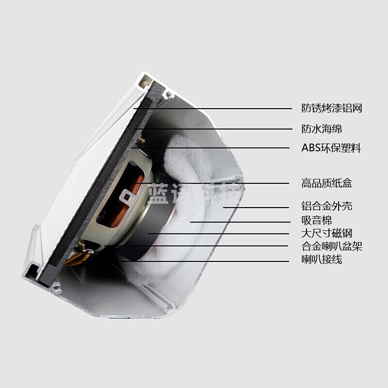 新科（Shinco）DA-110有源音柱防水室外无线蓝牙壁挂式音响套装主机+副
